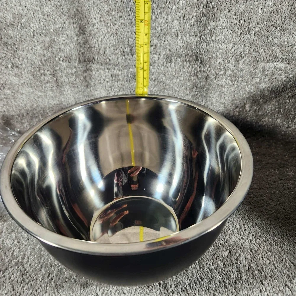 Lidla Mixing Bowl Set Stainless Steel 5 Piece with Lids Kitchen Prep‎